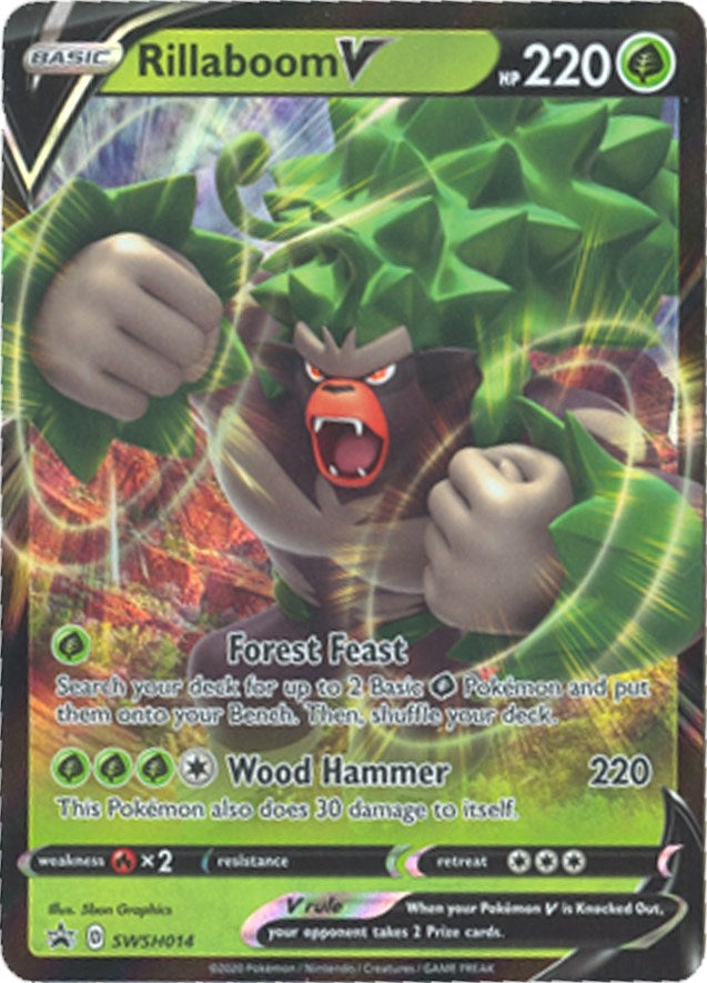 Image for Rillaboom V - SWSH014 - Pokemon