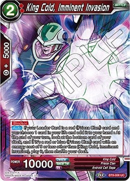 Image for King Cold, Imminent Invasion - Dragon Ball Super: Masters
