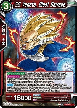 Image for SS Vegeta, Blast Barrage - Dragon Ball Super: Masters