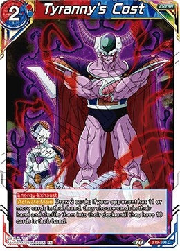 Image for Tyranny's Cost - Dragon Ball Super: Masters