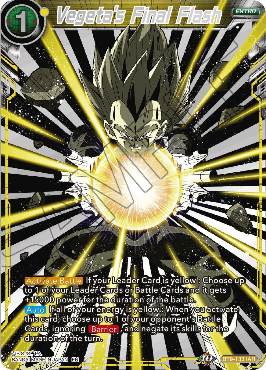 Image for Vegeta's Final Flash - Dragon Ball Super: Masters