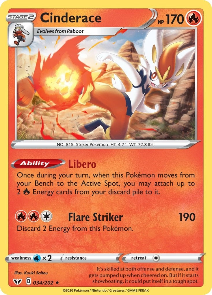 Image for Cinderace (034) - Pokemon