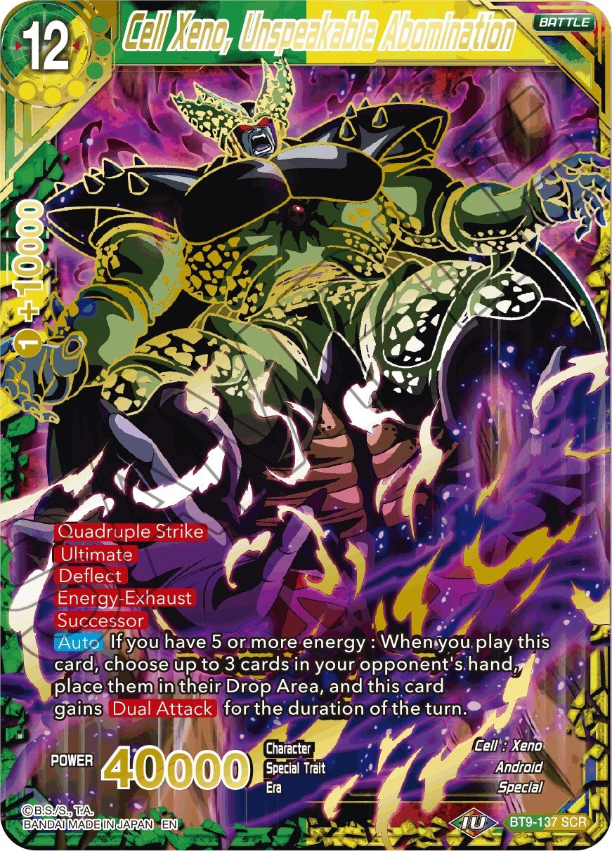 Image for Cell Xeno, Unspeakable Abomination - Dragon Ball Super: Masters