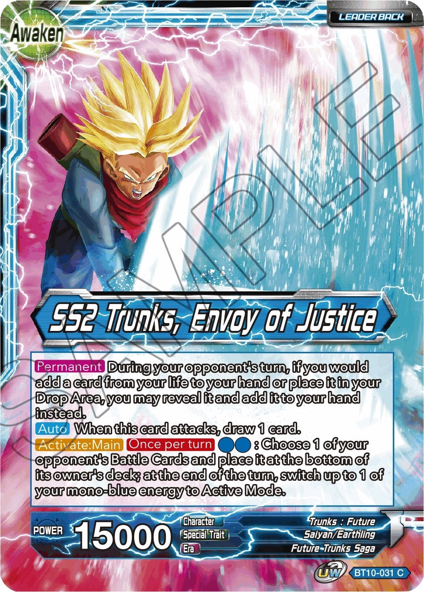 Image for Trunks // SS2 Trunks, Envoy of Justice - Dragon Ball Super: Masters