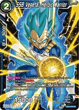 Image for SSB Vegeta, Heroic Warrior - Dragon Ball Super: Masters
