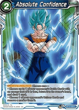 Image for Absolute Confidence - Dragon Ball Super: Masters
