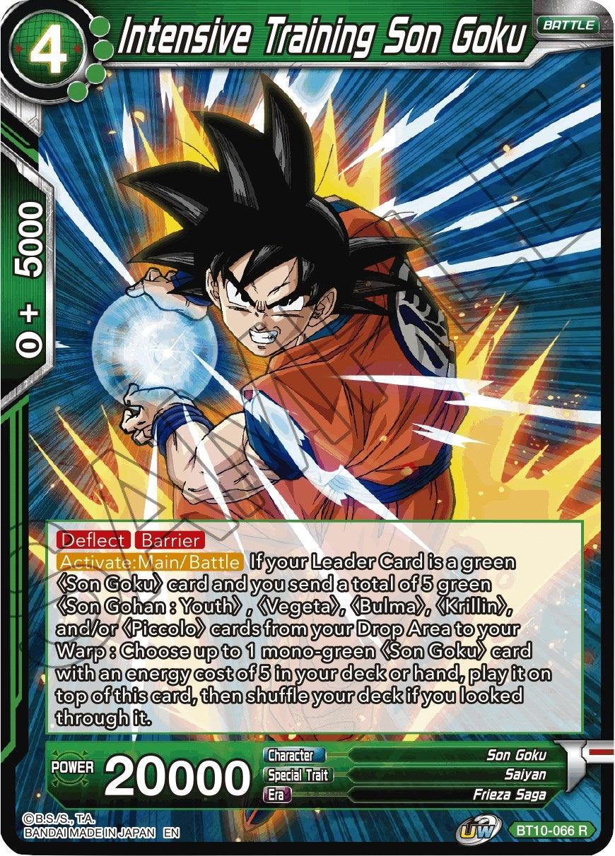 Image for Intensive Training Son Goku - Dragon Ball Super: Masters