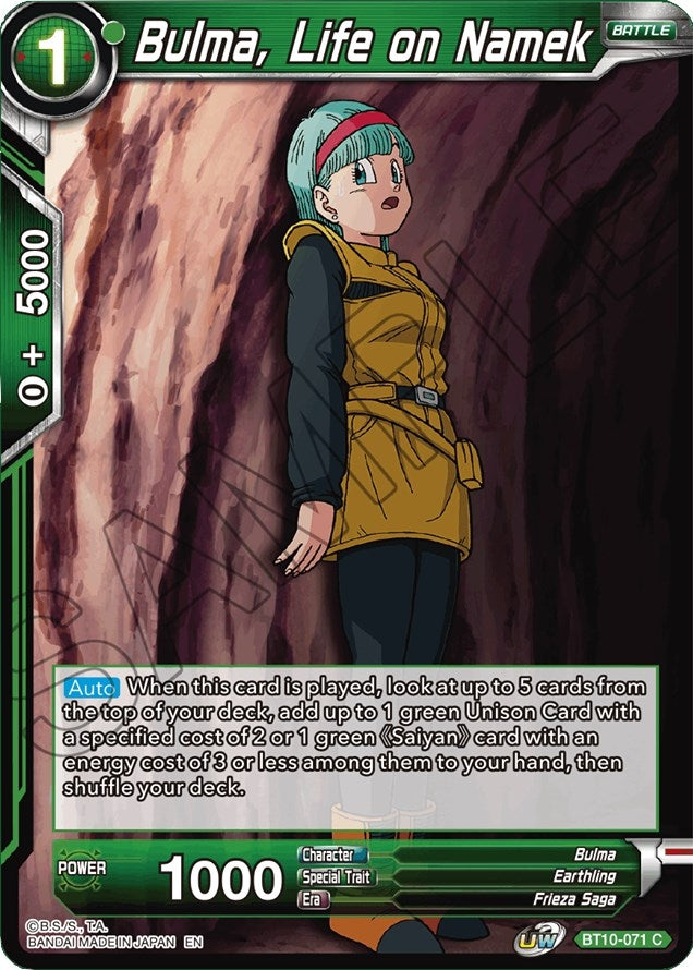 Image for Bulma, Life on Namek - Dragon Ball Super: Masters