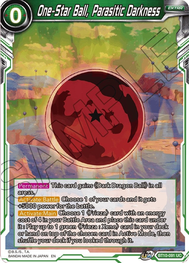 Image for One-Star Ball, Parasitic Darkness - Dragon Ball Super: Masters