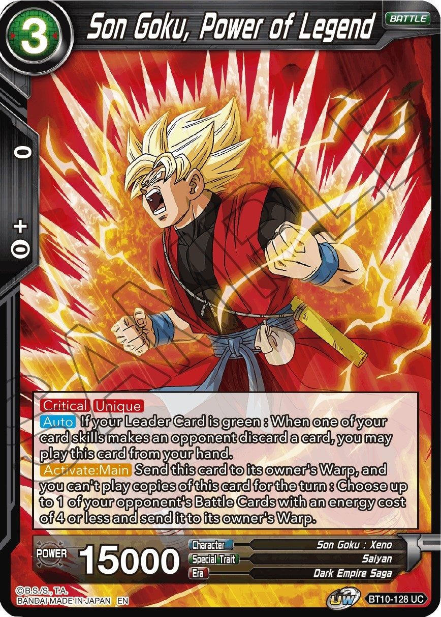 Image for Son Goku, Power of Legend - Dragon Ball Super: Masters