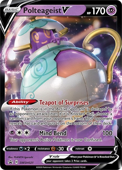 Image for Polteageist V - SWSH021 - Pokemon