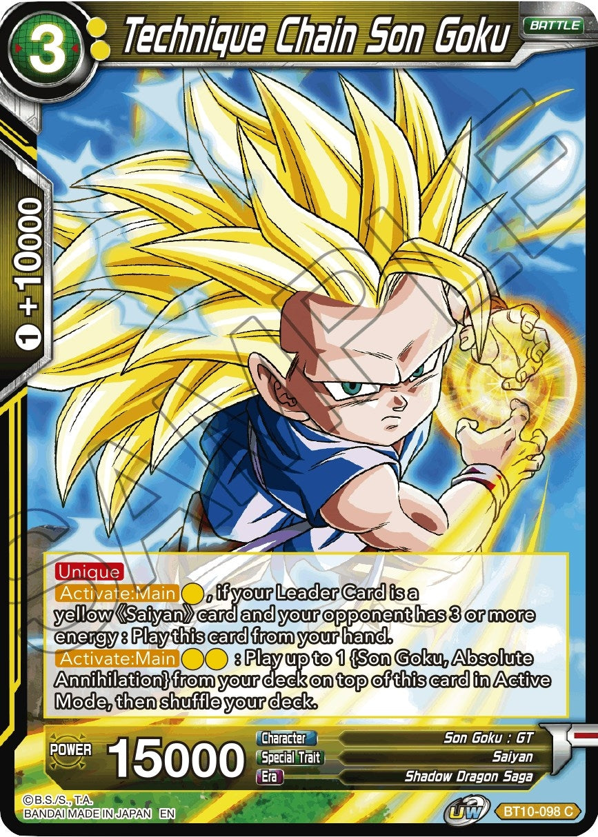 Image for Technique Chain Son Goku - Dragon Ball Super: Masters