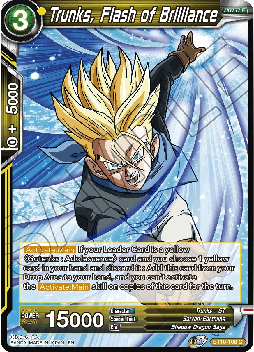 Image for Trunks, Flash of Brilliance - Dragon Ball Super: Masters