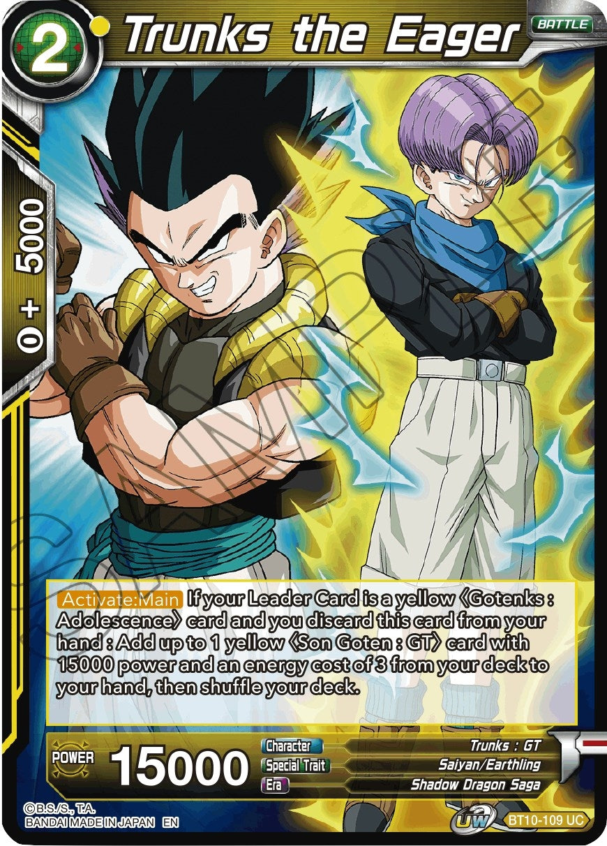 Image for Trunks the Eager - Dragon Ball Super: Masters