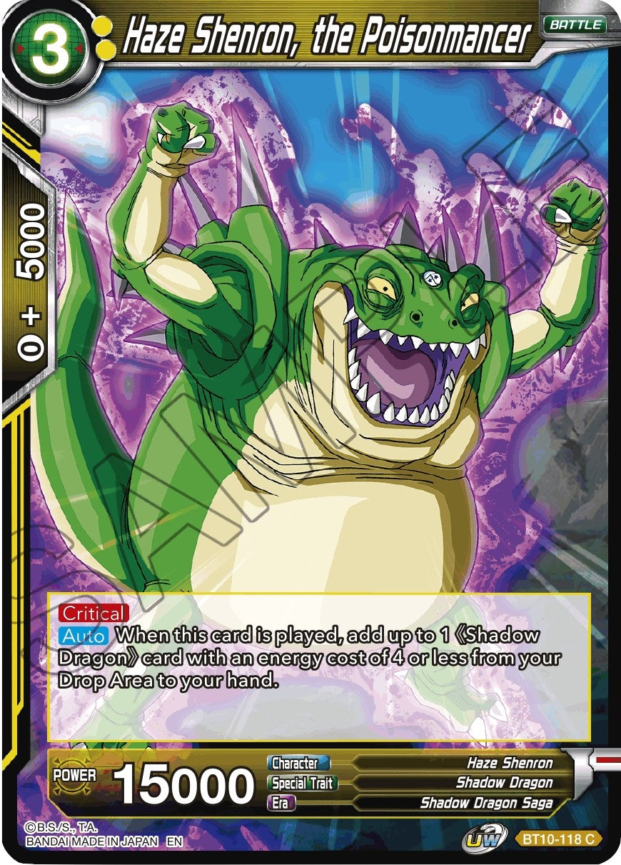 Image for Haze Shenron, the Poisonmancer - Dragon Ball Super: Masters