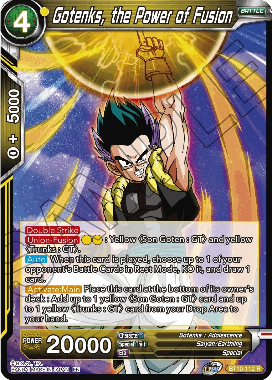 Image for Gotenks, the Power of Fusion - Dragon Ball Super: Masters