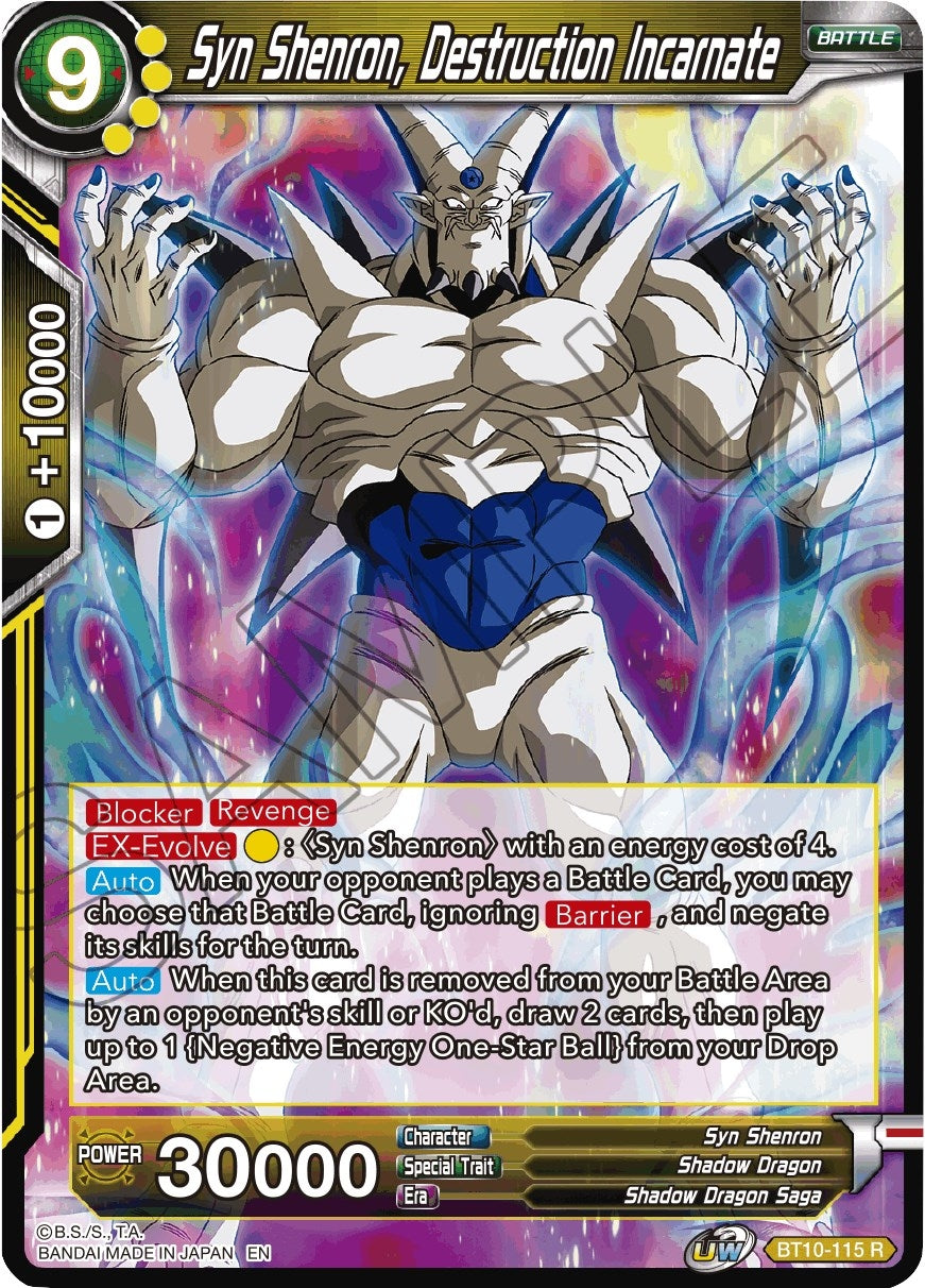 Image for Syn Shenron, Destruction Incarnate - Dragon Ball Super: Masters