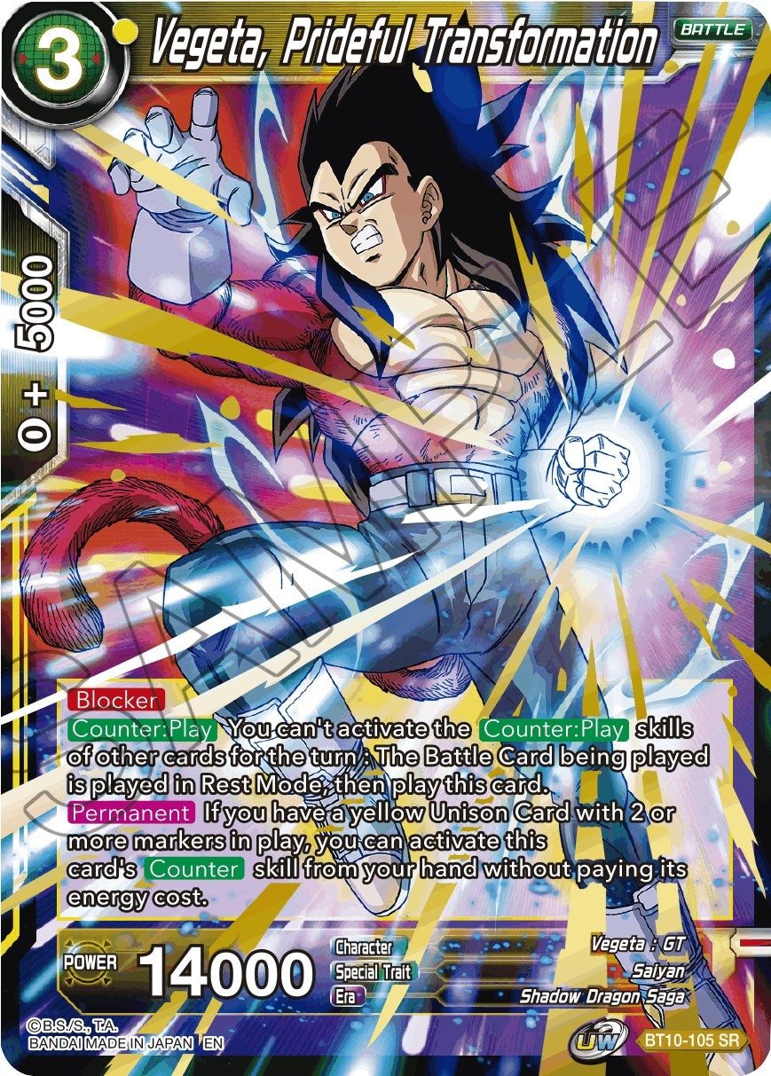 Image for Vegeta, Prideful Transformation - Dragon Ball Super: Masters