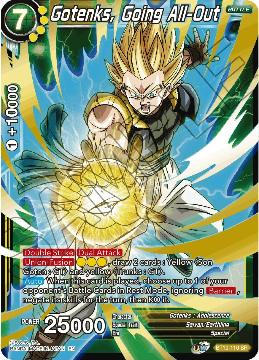 Image for Gotenks, Going All-Out - Dragon Ball Super: Masters