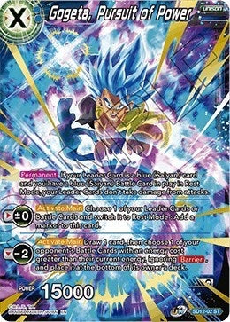 Image for Gogeta, Pursuit of Power (Gold Stamped) - Dragon Ball Super: Masters