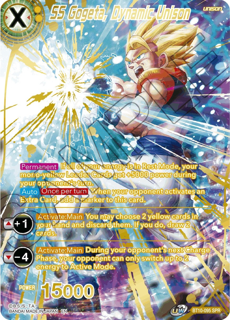 Image for SS Gogeta, Dynamic Unison (SPR) - Dragon Ball Super: Masters