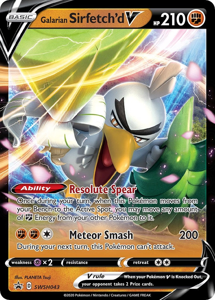 Image for Galarian Sirfetch'd V - SWSH043 - Pokemon