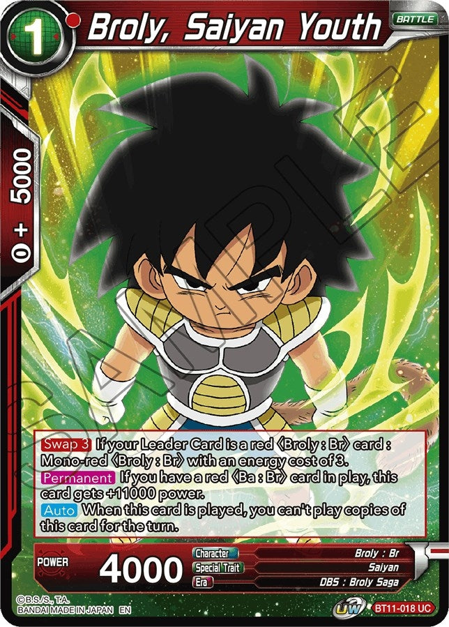 Image for Broly, Saiyan Youth - Dragon Ball Super: Masters