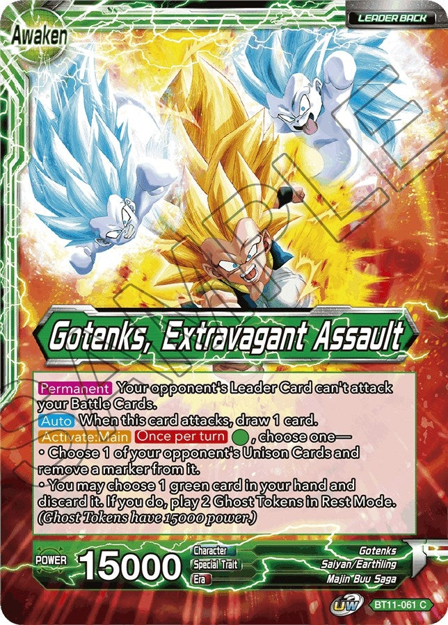 Image for Gotenks // Gotenks, Extravagant Assault - Dragon Ball Super: Masters