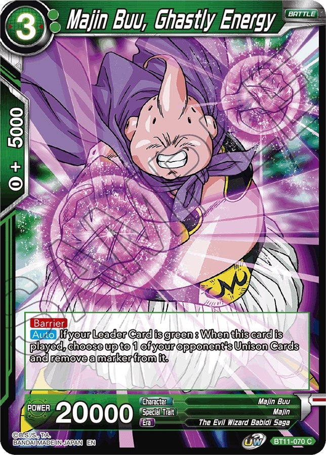 Image for Majin Buu, Ghastly Energy - Dragon Ball Super: Masters