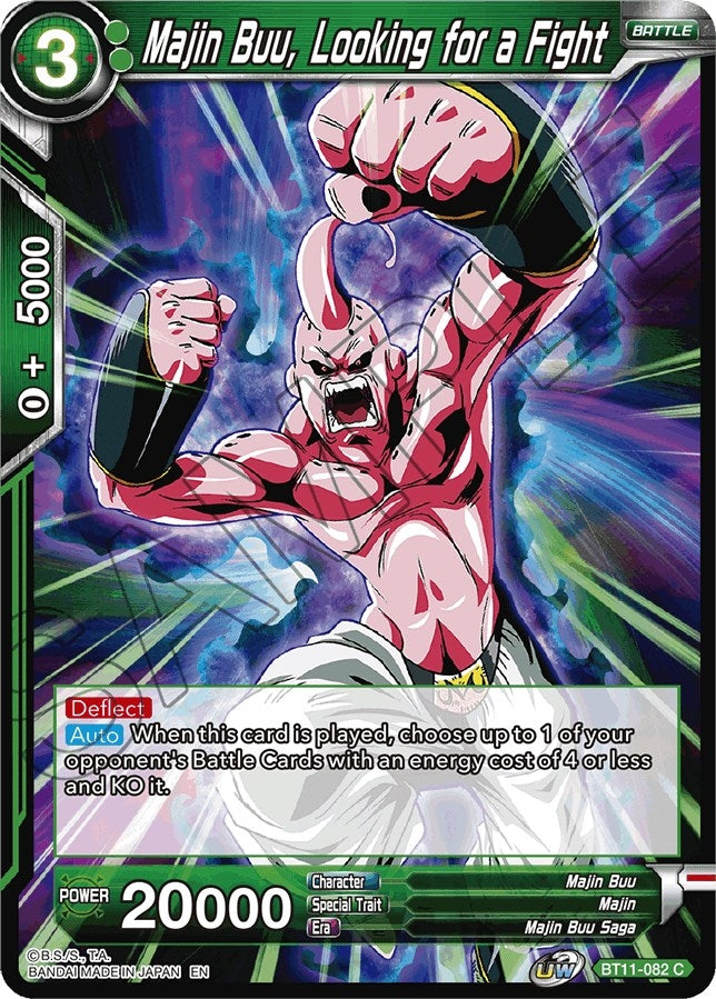 Image for Majin Buu, Looking for a Fight - Dragon Ball Super: Masters