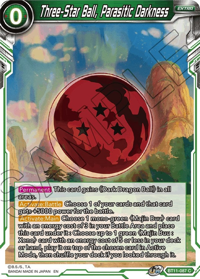 Image for Three-Star Ball, Parasitic Darkness - Dragon Ball Super: Masters