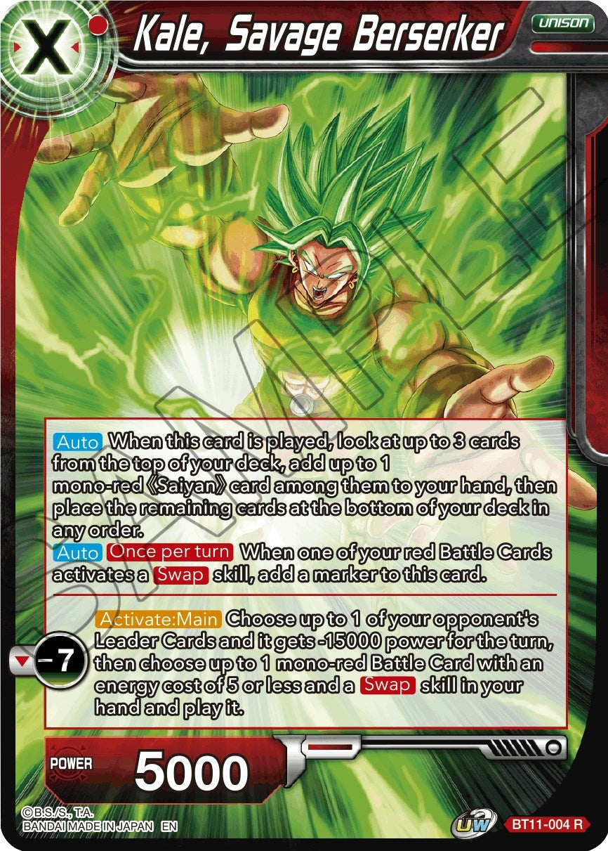 Image for Kale, Savage Berserker - Dragon Ball Super: Masters