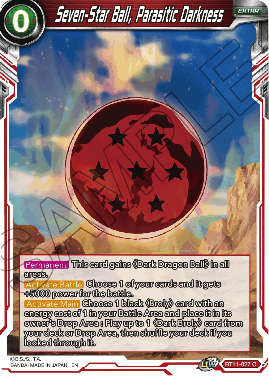 Image for Seven-Star Ball, Parasitic Darkness - Dragon Ball Super: Masters