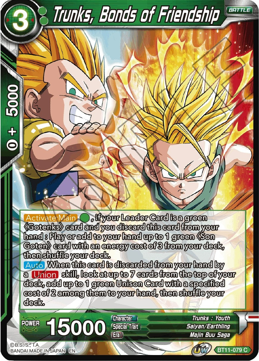 Image for Trunks, Bonds of Friendship - Dragon Ball Super: Masters