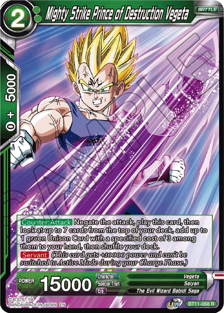 Image for Mighty Strike Prince of Destruction Vegeta - Dragon Ball Super: Masters