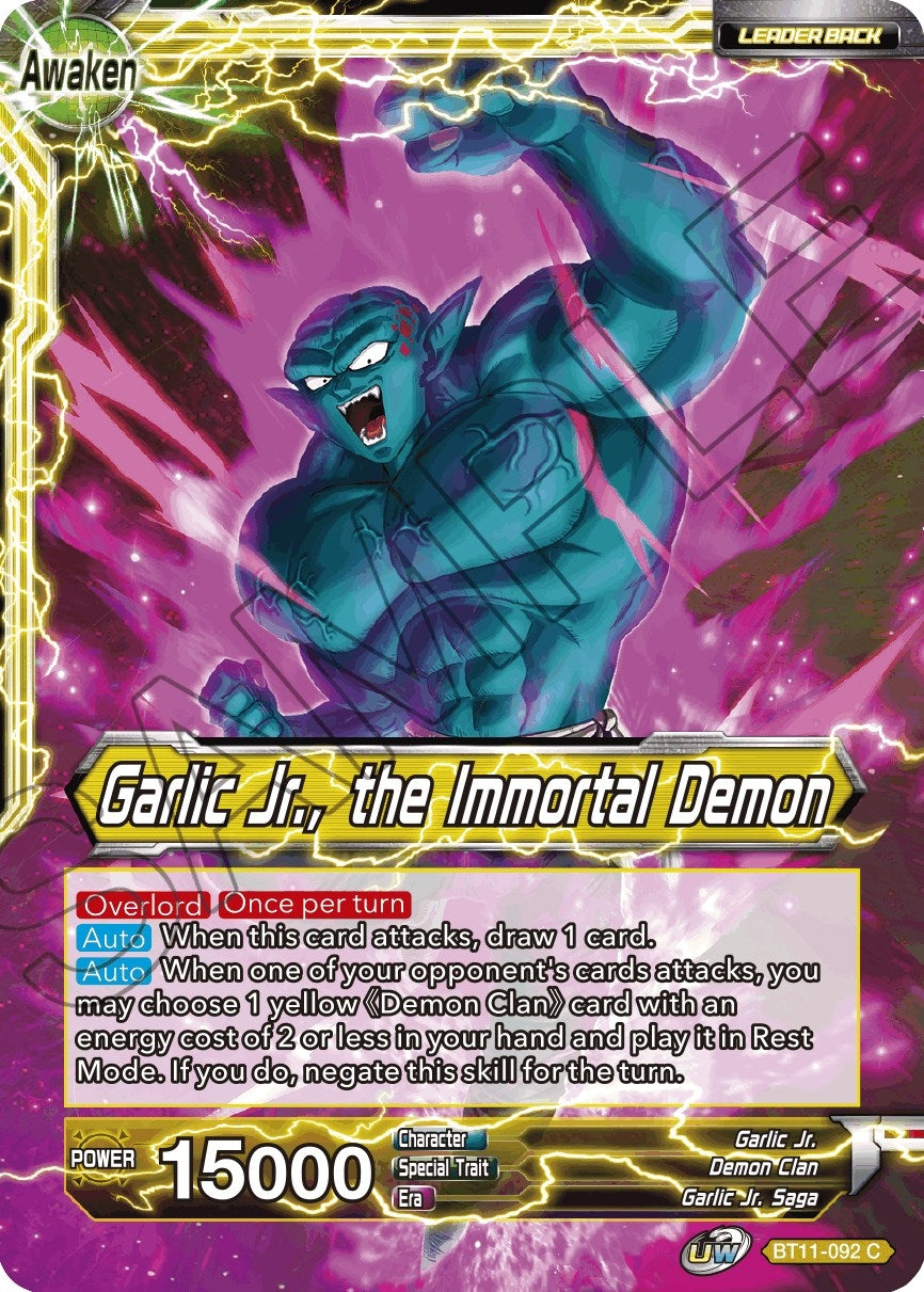 Image for Garlic Jr. // Garlic Jr., the Immortal Demon - Dragon Ball Super: Masters