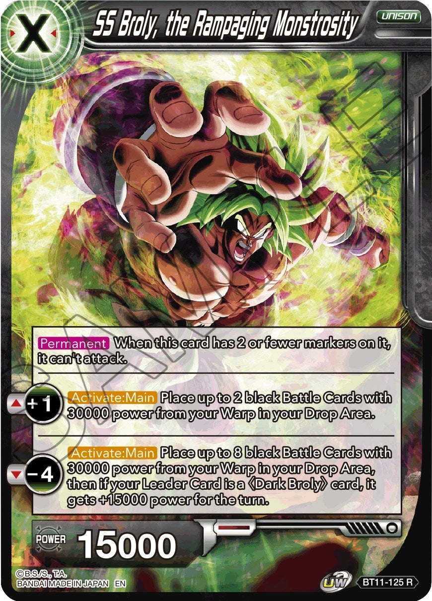 Image for SS Broly, the Rampaging Monstrosity - Dragon Ball Super: Masters