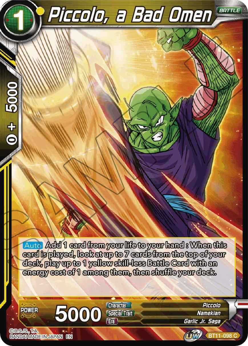 Image for Piccolo, a Bad Omen - Dragon Ball Super: Masters