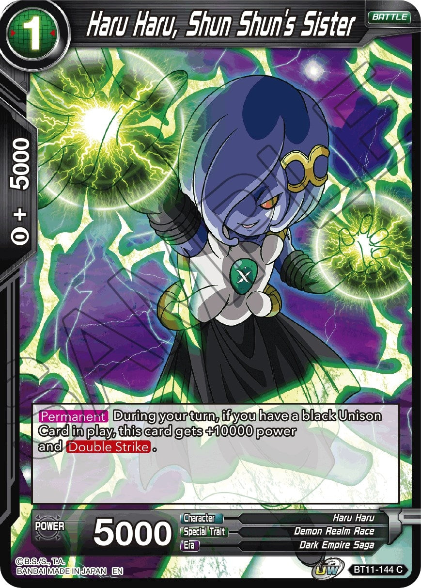 Image for Haru Haru, Shun Shun's Sister - Dragon Ball Super: Masters