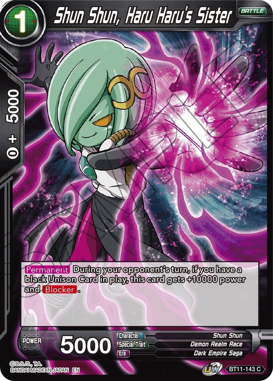 Image for Shun Shun, Haru Haru's Sister - Dragon Ball Super: Masters