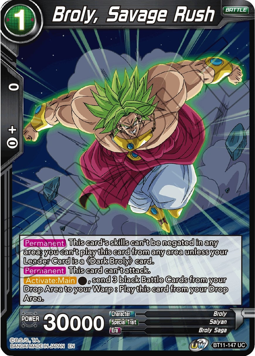 Image for Broly, Savage Rush - Dragon Ball Super: Masters