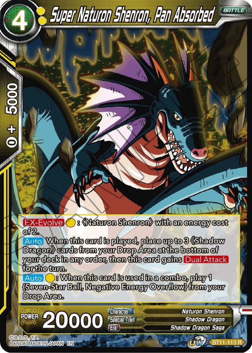 Image for Super Naturon Shenron, Pan Absorbed - Dragon Ball Super: Masters