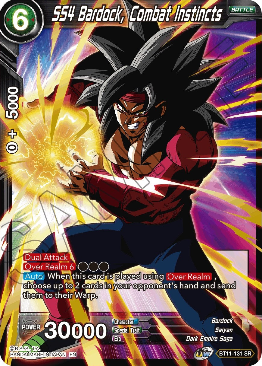 Image for SS4 Bardock, Combat Instincts - Dragon Ball Super: Masters