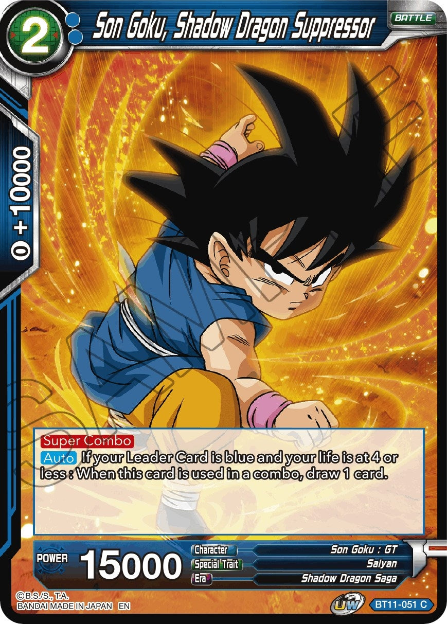 Image for Son Goku, Shadow Dragon Suppressor - Dragon Ball Super: Masters
