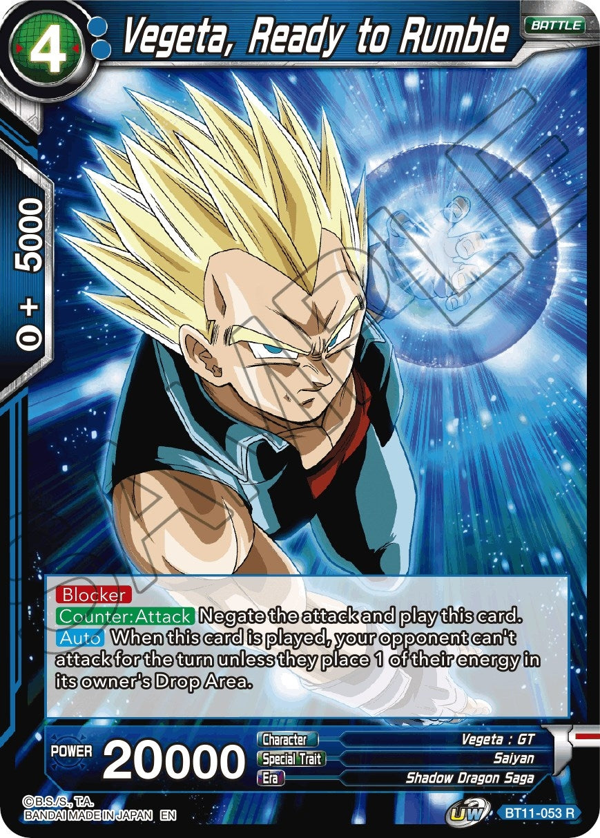 Image for Vegeta, Ready to Rumble - Dragon Ball Super: Masters