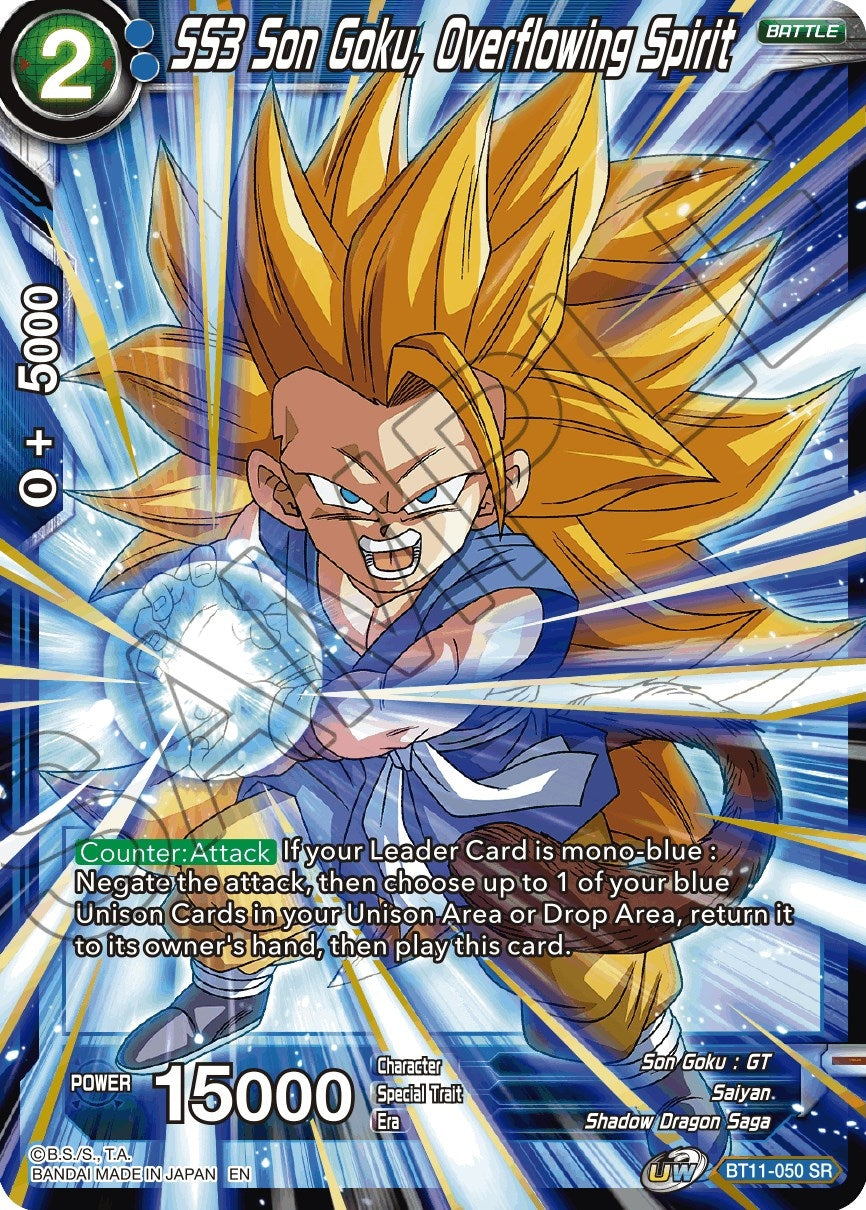 Image for SS3 Son Goku, Overflowing Spirit - Dragon Ball Super: Masters