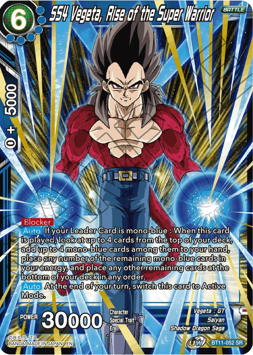 Image for SS4 Vegeta, Rise of the Super Warrior - Dragon Ball Super: Masters