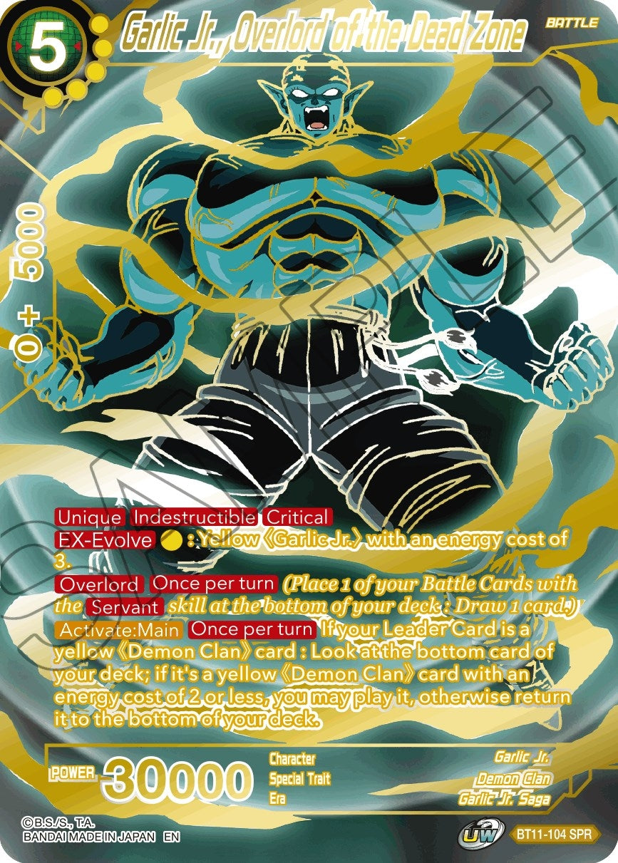 Image for Garlic Jr., Overlord of the Dead Zone (SPR) - Dragon Ball Super: Masters