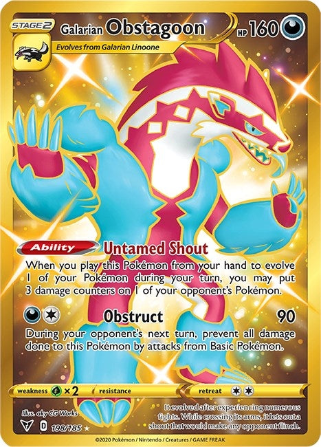 Image for Galarian Obstagoon (Secret) - Pokemon