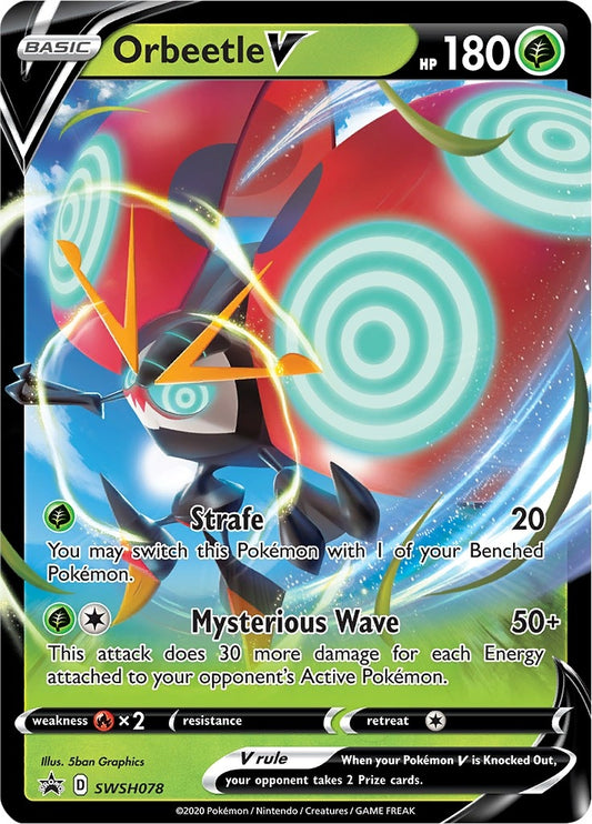 Image for Orbeetle V - SWSH078 - Pokemon